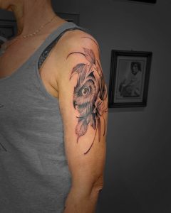 Spintattoo Lyon tatouage Villeurbanne réalisme hiboux V2